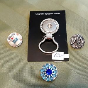 Snap Button Eyeglass Holder